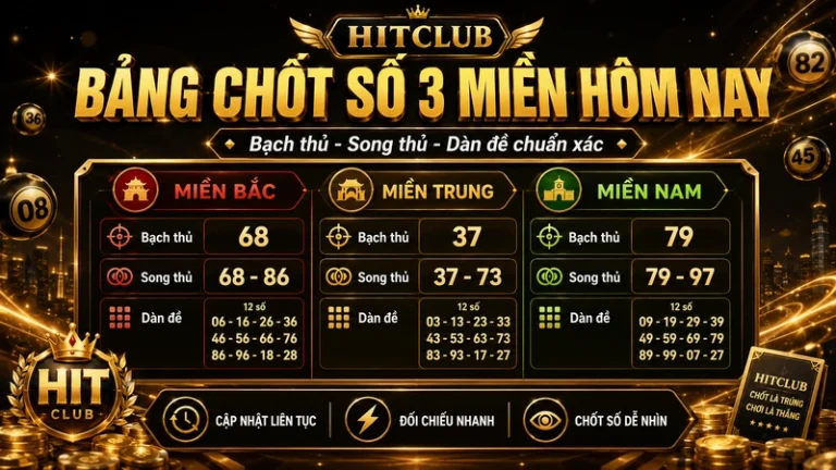 Soi Cầu Lô Đề – Chốt Số Chuẩn Tỷ Lệ 1 Ăn 99 Tại HITCLUB